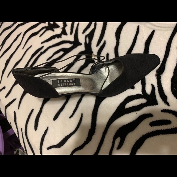 Vintage Stuart Weitzman Black strappy heels - Picture 4 of 4
